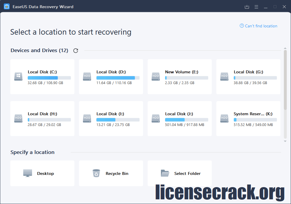 Easeus Data Recovery Crack Free License Code - 2023