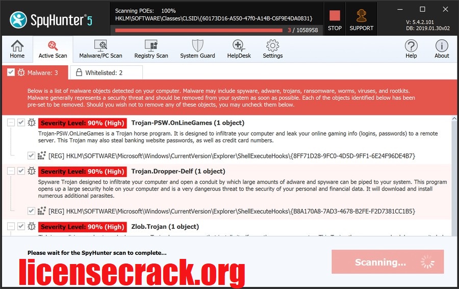 SpyHunter 5 Crack Email & Password [Lifetime] 2021
