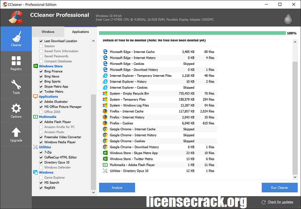 CCleaner Pro Crack 74.8198 Full Version Lifetime Keys