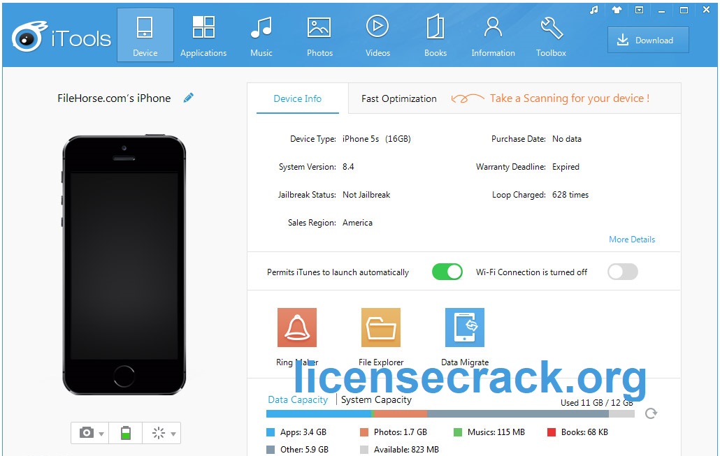 iTools 4.5.0.5 Crack + License Key Download [Full]