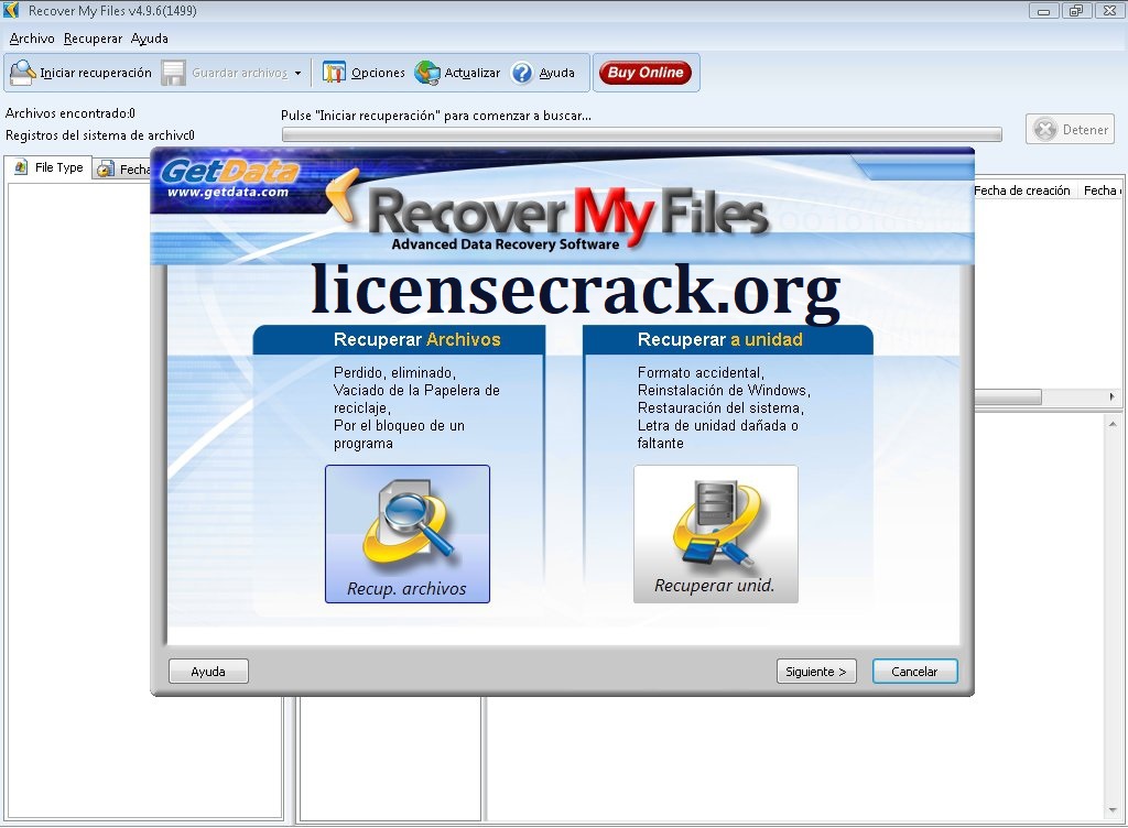 Recover My Files Crack With License Key [Latest]